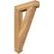 Ekena Millwork Traditional Arts & Crafts Rough Sawn Bracket, Western Red Cedar, 4"W x 20"D x 32"H BKT04X20X32TRA03RWR - alternate 1